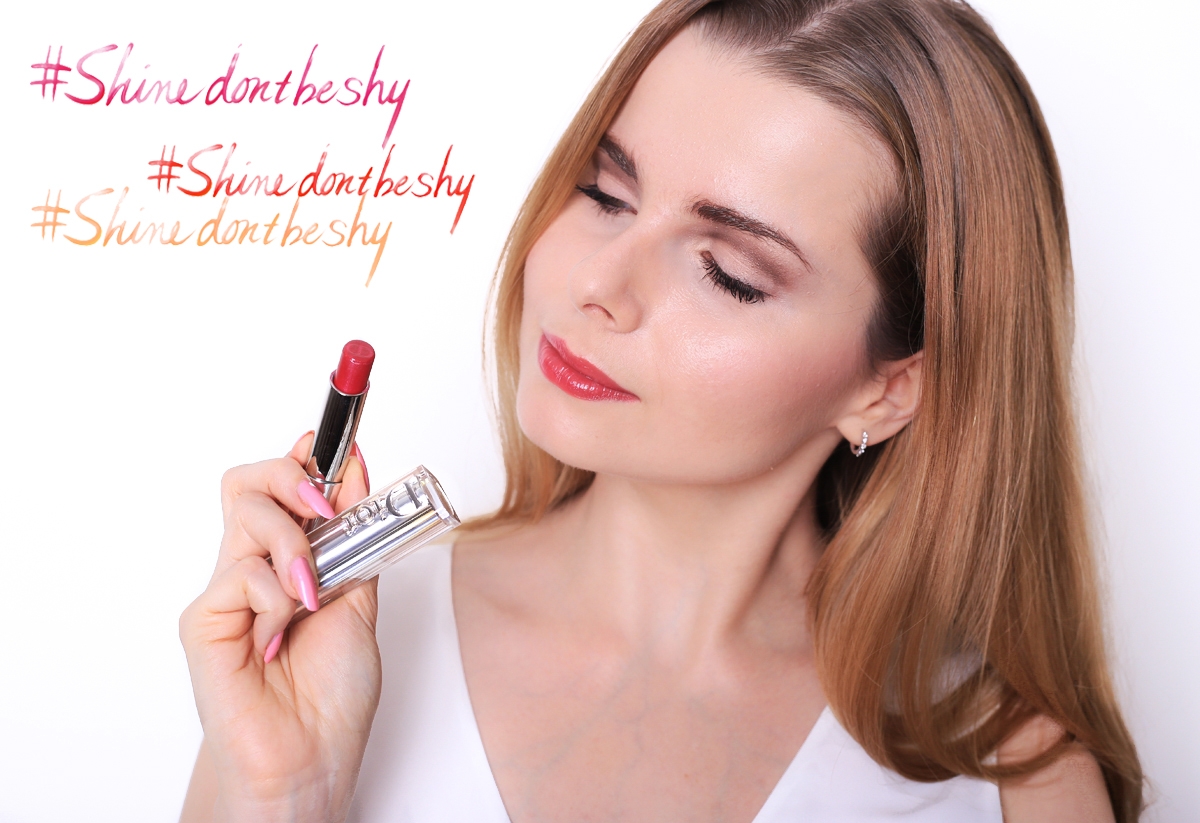 Pomadka Dior Addict Lipstick, Dior Shine Don\'t Be Shy, #shinedontbeshy