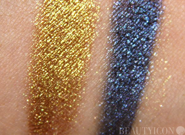 MAC Pigment Old Gold, Naval Blue