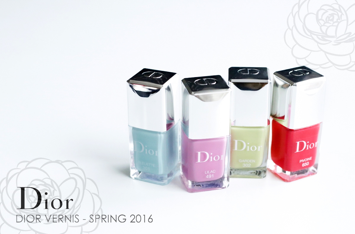 Dior Glowing Gardens 2016, Makijaż Wiosna 2016, Dior Wiosna 2016, Dior Vernis Lilac Garden Bleuette