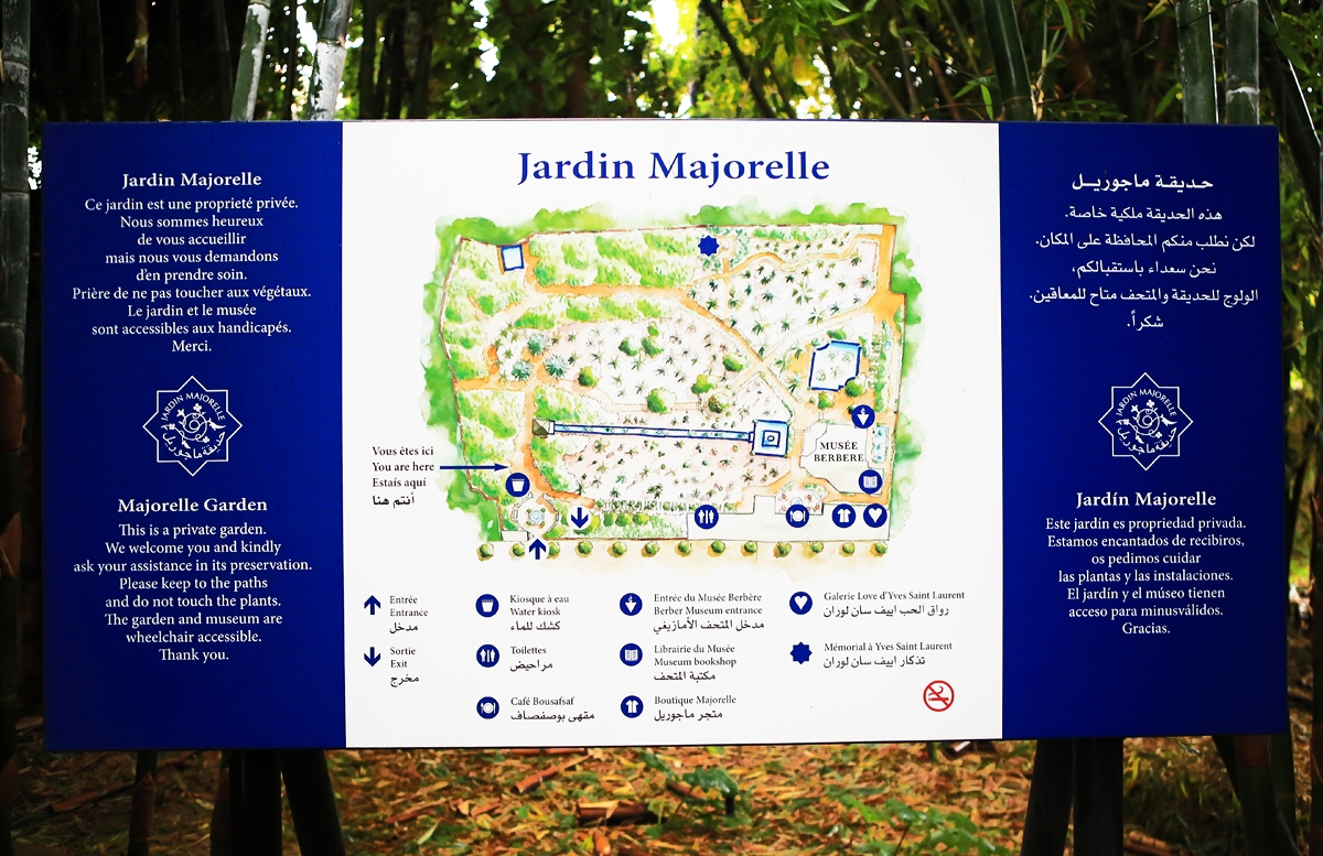 Jardin Majorelle Marakesz