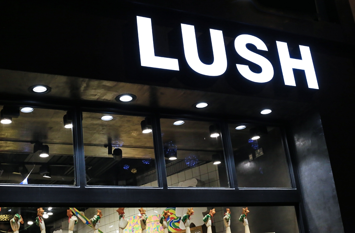Sklep Lush w Londynie, kosmetyki Lush